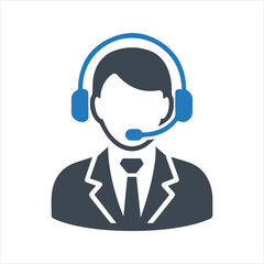 Customer support icon. Call center icon