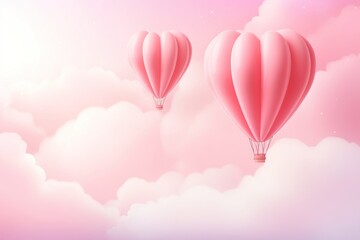 PNG Minimal hot air balloons look like heart backgrounds aircraft cloud.