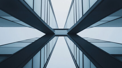 Minimalistic Abstract Architecture Desktop Wallpaper, Clean Lines, Monochrome Palette.