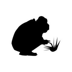 WALDER MAN SILHOUETTE VECTOR DESIGN 3