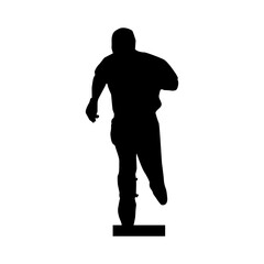 BASEBALL PLAYER SILHOUETTE VECTOR DESIGN 7