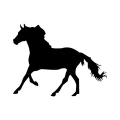 HORSE ANIMAL SILHOUETTE VECTOR DESIGN 2