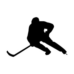 ICE HOCKEY SILHOUETTE VECTOR DESIGN 2
