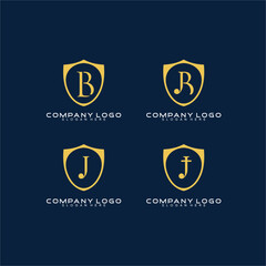 Law firm logo design with letters LB, JB.J and JT.