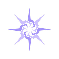 Obraz premium Simple purple circle elements vector illustration, abstract purple circle icon vector 