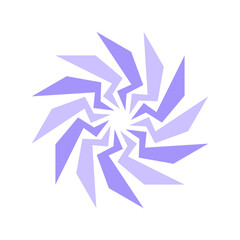 Obraz premium Simple purple circle elements vector illustration, abstract purple circle icon vector 