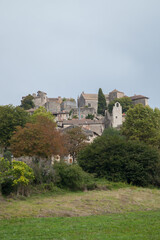 Le village perché de Bruniquel dans le département du Tarn et Garonne