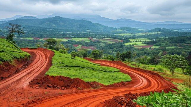 Laterite Soil: This soil type, prevalent in hot, humid areas, is high in iron and aluminum, often used for growing tea, coffee, and cashew crops.

