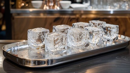 Cubed Ice: Made from clear, uniform cubes, cubed ice is ideal for cocktails and beverages, chilling drinks effectively while minimizing dilution.
