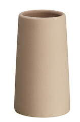 Terracotta vase cut out isolated transparent background