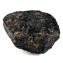 Natural Black Tourmaline Stone with Striking Texture and Unique Formations