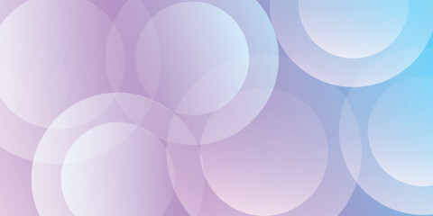 abstract background .blue and pink gradation. circle effect style. modern minimalist.eps 10