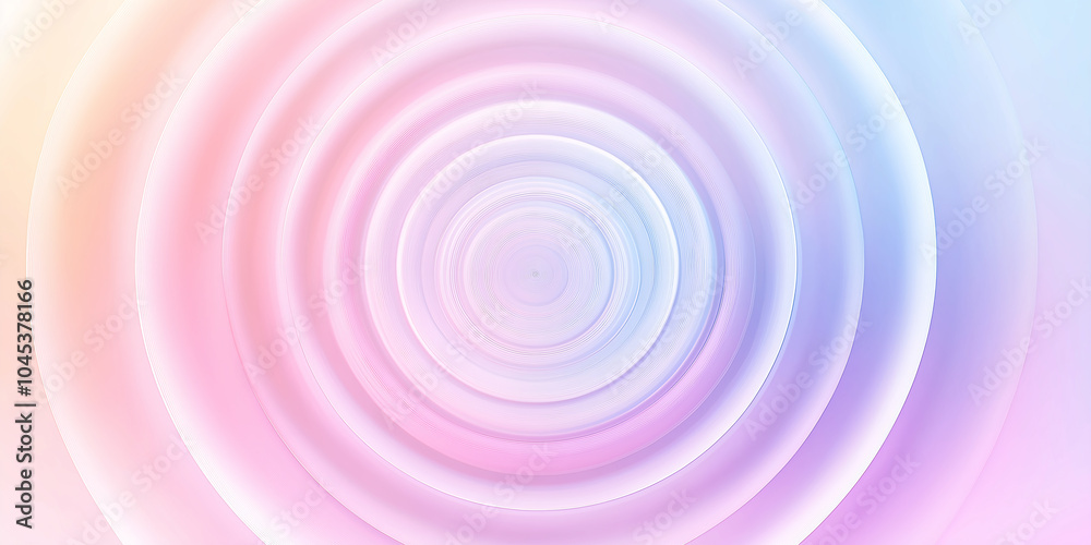 Aufkleber abstract background forming a circular pastel colored tunnel effect