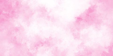 Abstract pink or white Watercolor background Illustration, light pink gradient watercolor background with clouds texture, Beautiful abstract color pink texture background on white surface granite, 