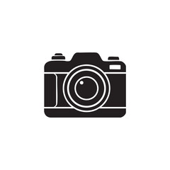 Black camera icon design art