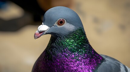 Urban Pigeons and Biodiversity: Pigeons play essential roles in urban ecosystems. Seed dispersal, nutrient cycling, and biodiversity. Copy space for educational content. 