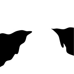 steep and sharp rocky cliff