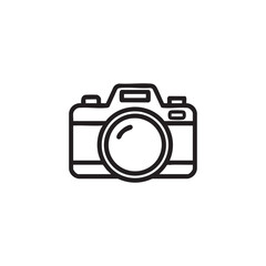 Black camera icon design art
