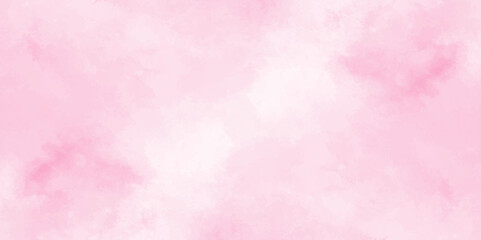Vector fantasy light red and pink shades watercolor background. Hand drawn vector texture. Pastel color watercolor banner. Aquarelle paint paper textured stain canvas element for text design.	