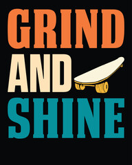 Custom Skateboard T-Shirt Design Eps File