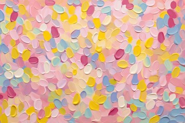 Candy pattern backgrounds confetti painting. © Rawpixel.com