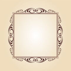 Web Square vector frame for your projects.