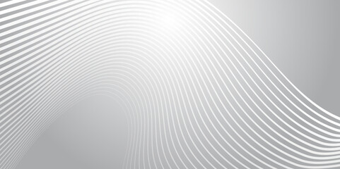 Grey gradient with curve line abstract background vector image for backdrop or presentation.