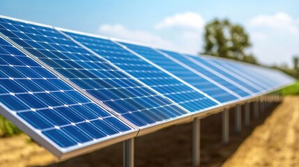 Solar Panels Integrated with Farmland Technology
