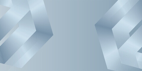 Fototapeta premium Abstract hexagon lines on gray background