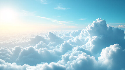 Beautiful sky with clouds
