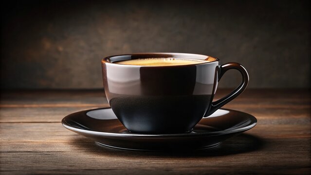 mocha coffee drips from a ceramic mug into a saucer, morning, kitchen, table, mocha
