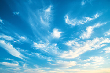 Fototapeta premium Blue sky background with clouds , beautiful white cloud and beautiful weather 