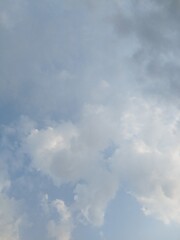 Obraz premium blue sky with clouds