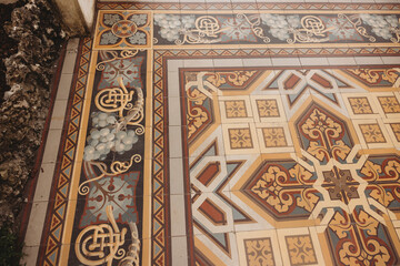 detail of the floor Italy