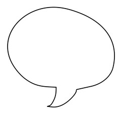 White quote Frame. Fun Talk Thinking idea Balloon