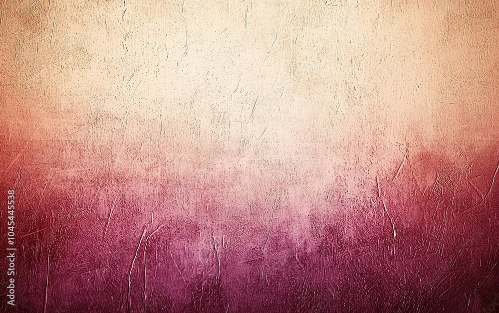 Poster a textured gradient background with soft hues transitioning from cream to deep burgundy, suitable fo