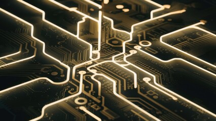 electronic circuit board background