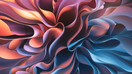 a mesmerizing digital abstract 3d background