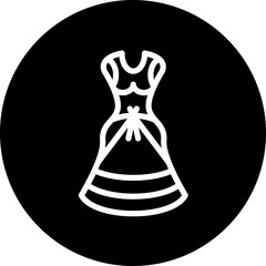 Evening gown Icon Style