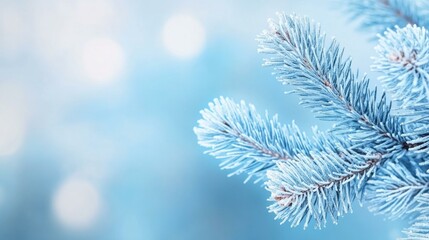 Close-up of blue spruce tree