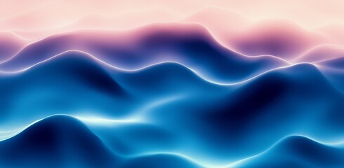 Fototapeta premium Spots of light blue white on black, grainy color gradient background, noise texture, copy space