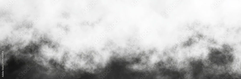 Poster png abstract smoke texture overlays on transparent background. border from smoke. dark gray abstract