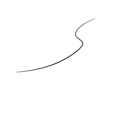 Hairline doodle stroke