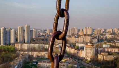 Great chains holding back a great city