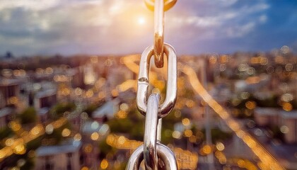 Great chains holding back a great city