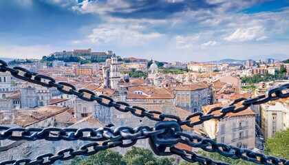 Great chains holding back a great city