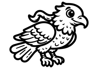 Eagle Line Art Coloring Pages