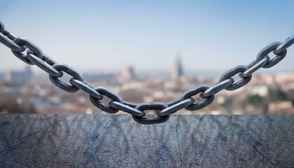 Great chains holding back a great city