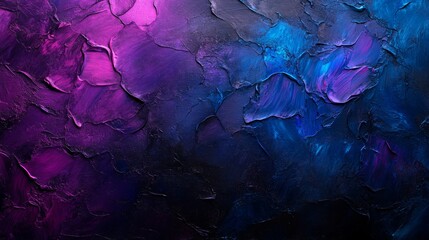 Obraz premium Abstract Purple Blue Textured Paint Background