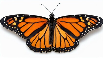 Fototapeta premium butterfly on black background